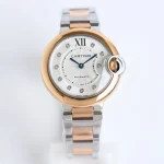 3K Factory Cartier Ballon Bleu Automatic Watch Rose Gold Steel – Best Replica Watch