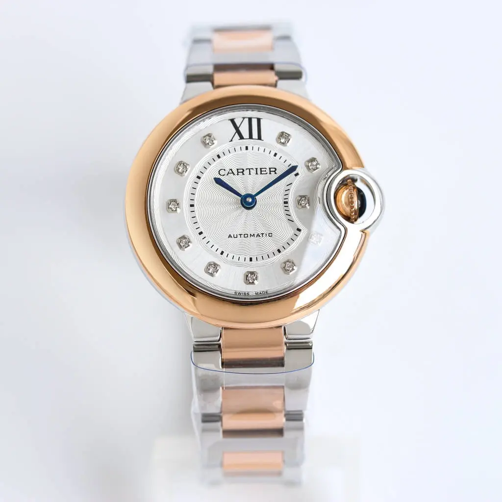 3K Factory Cartier Ballon Bleu Automatic Watch Rose Gold Steel – Best Replica Watch