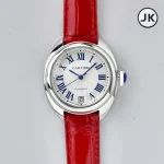 3K Factory Cartier Cle de Cartier Automatic Red Leather – Best Replica Watches