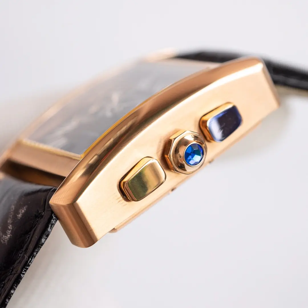 3K Factory Cartier Tank W5330007 Brown Leather Top Replica Watch - 图片 5