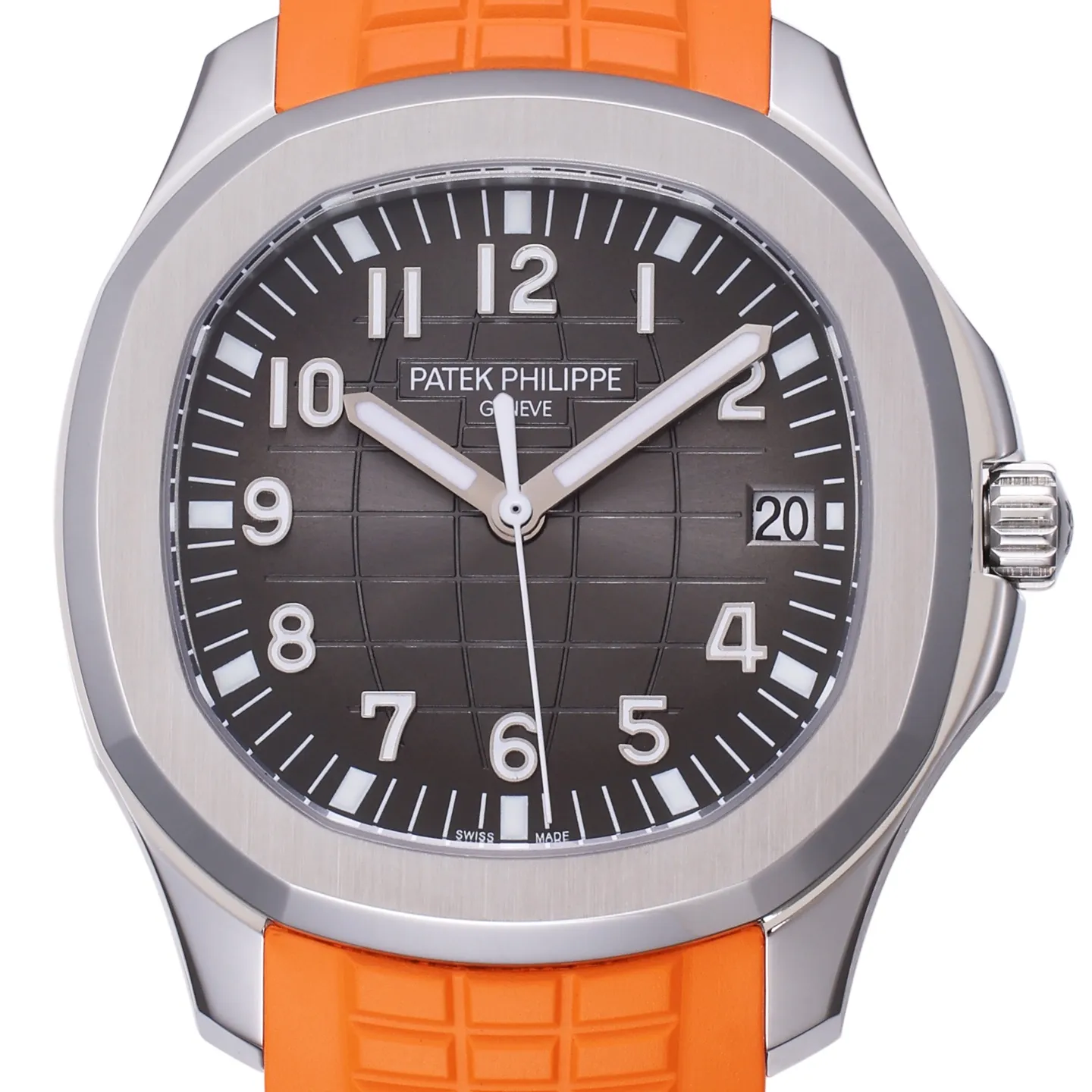 3K Factory Patek Philippe Aquanaut Black Dial Orange Rubber Strap Dive Watch - 图片 2