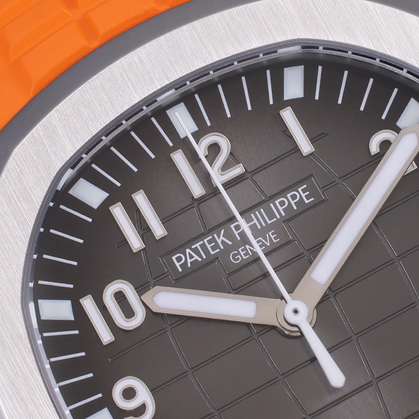 3K Factory Patek Philippe Aquanaut Black Dial Orange Rubber Strap Dive Watch - 图片 3