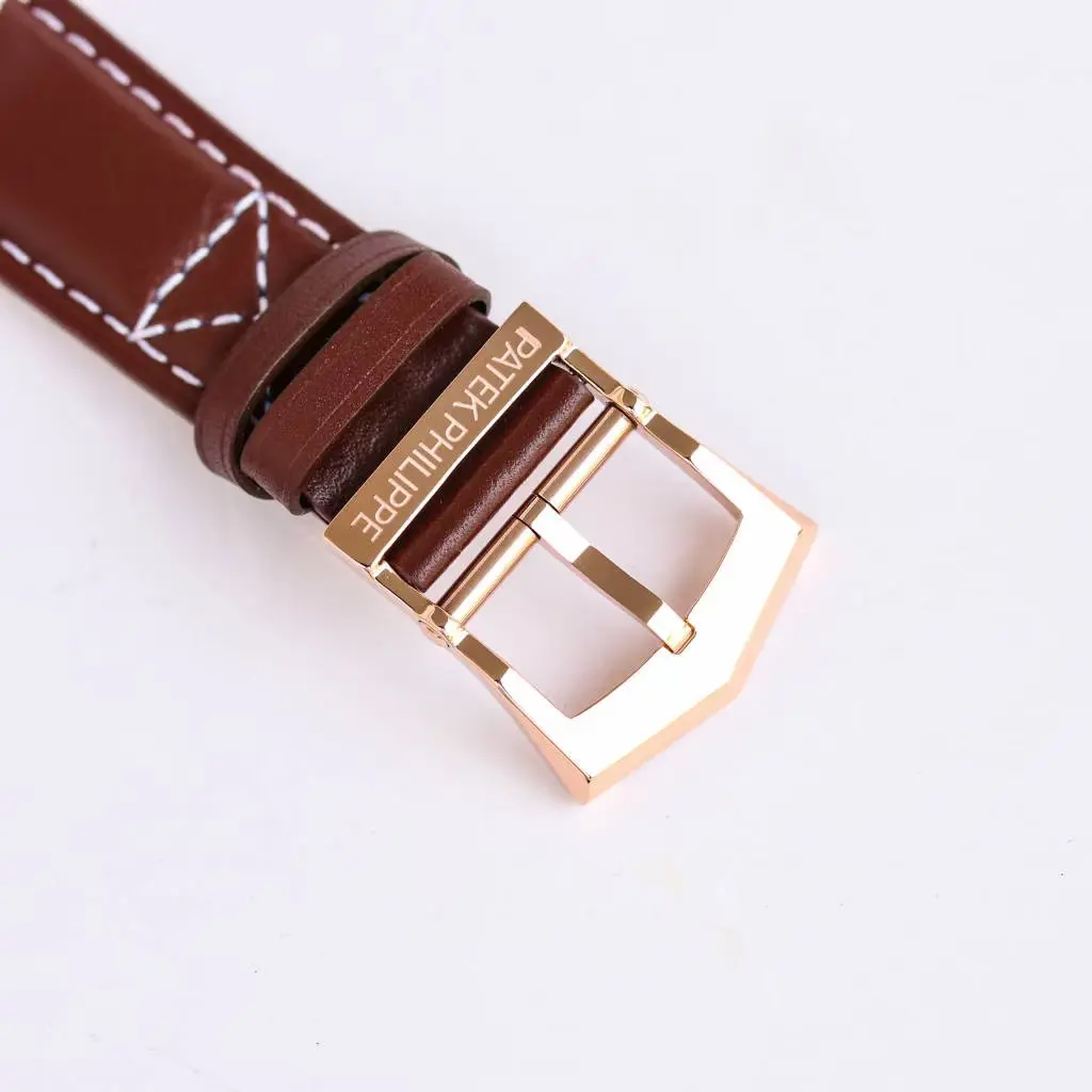 Patek Philippe Calatrava 5524 Rose Gold Brown Super Clone Replica Watch - 图片 9
