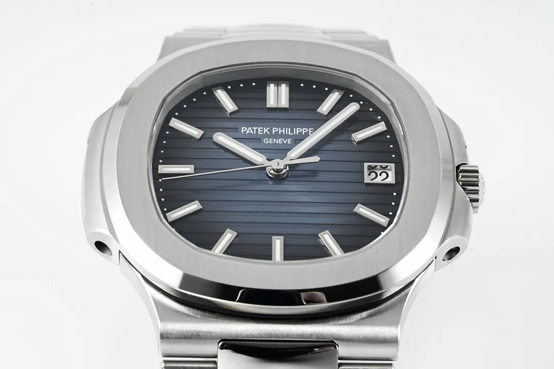 3K Factory Patek Philippe Nautilus Blue Dial Stainless Steel Automatic Men’s Luxury Watch - 图片 3