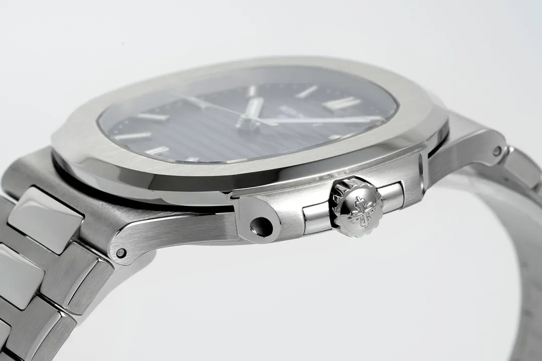 3K Factory Patek Philippe Nautilus Blue Dial Stainless Steel Automatic Men’s Luxury Watch - 图片 6