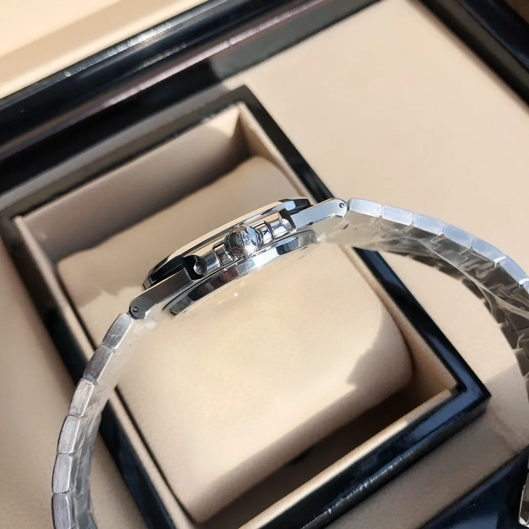 3K Factory Patek Philippe Nautilus Green Dial Bezel Stainless Steel Automatic Men’s Watch - 图片 3