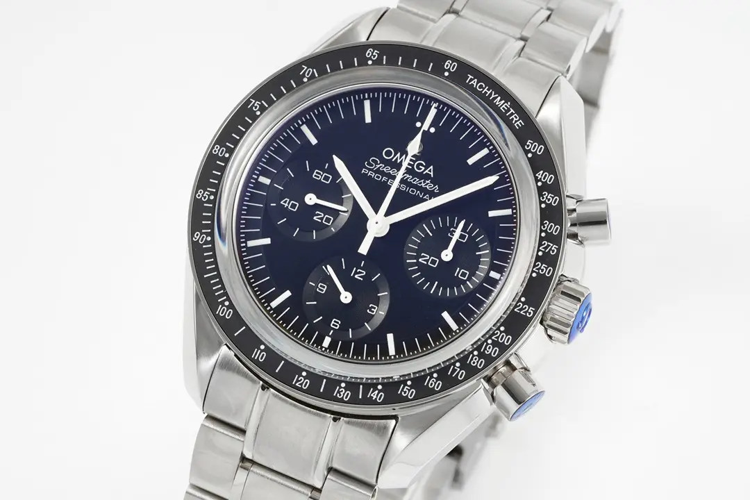 3S Factory Omega Speedmaster Moonwatch OB2 Blue Dial Stainless Steel VSF Edition - 图片 2
