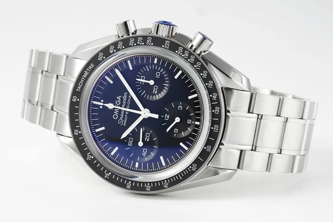 3S Factory Omega Speedmaster Moonwatch OB2 Blue Dial Stainless Steel VSF Edition - 图片 5