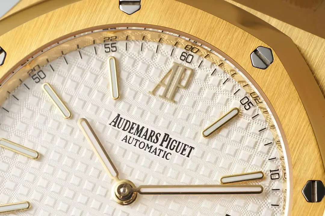 8F Factory Audemars Piguet Royal Oak 15202 Gold Super Clone Watch - 图片 4