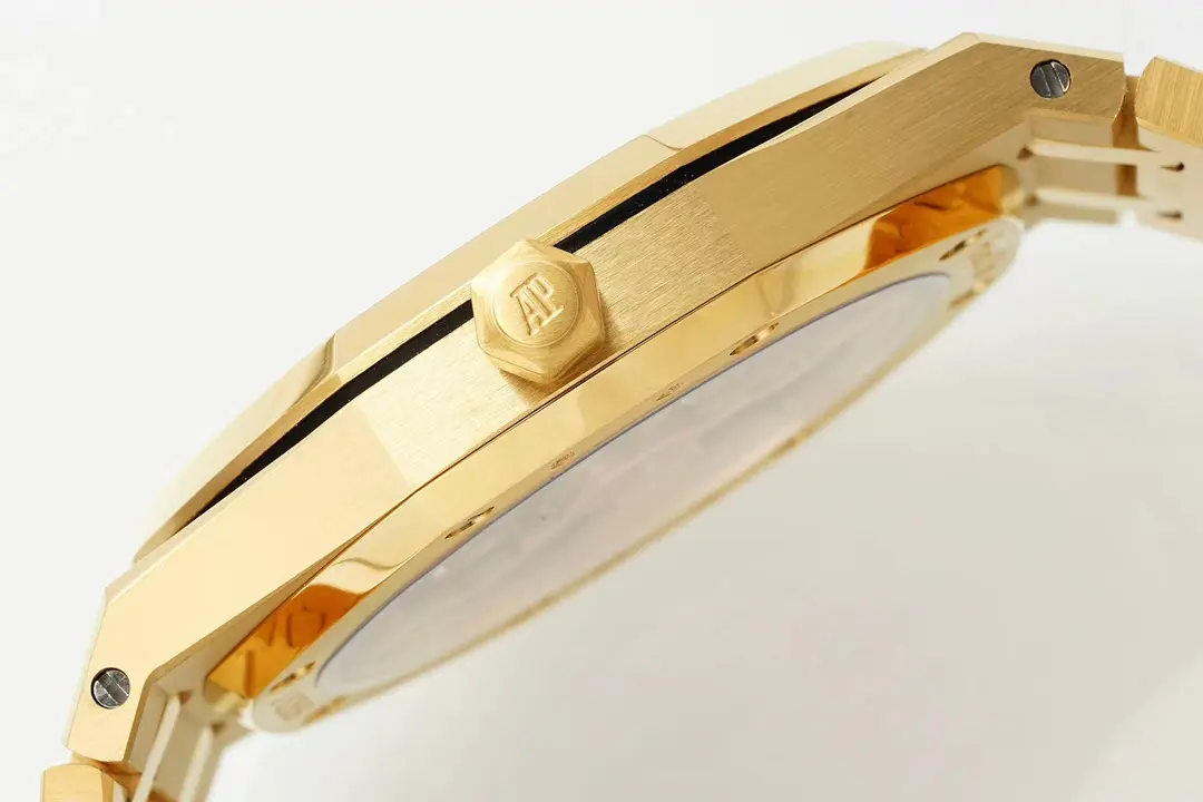 8F Factory Audemars Piguet Royal Oak 15202 Gold Super Clone Watch - 图片 7