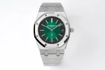 8F Factory Audemars Piguet Royal Oak 15202 Green Steel Super Clone Watch – Premium Replica