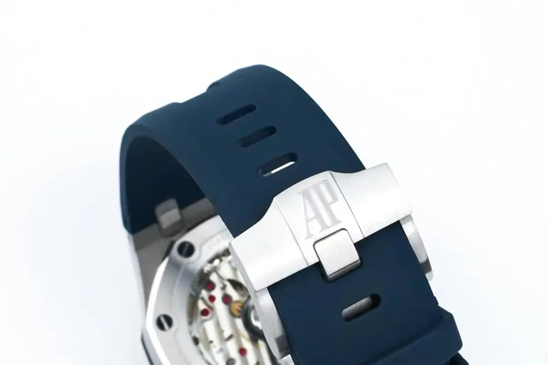 8F Factory Audemars Piguet Royal Oak Offshore 15720 Blue Rubber Super Clone Replica Watch - 图片 7