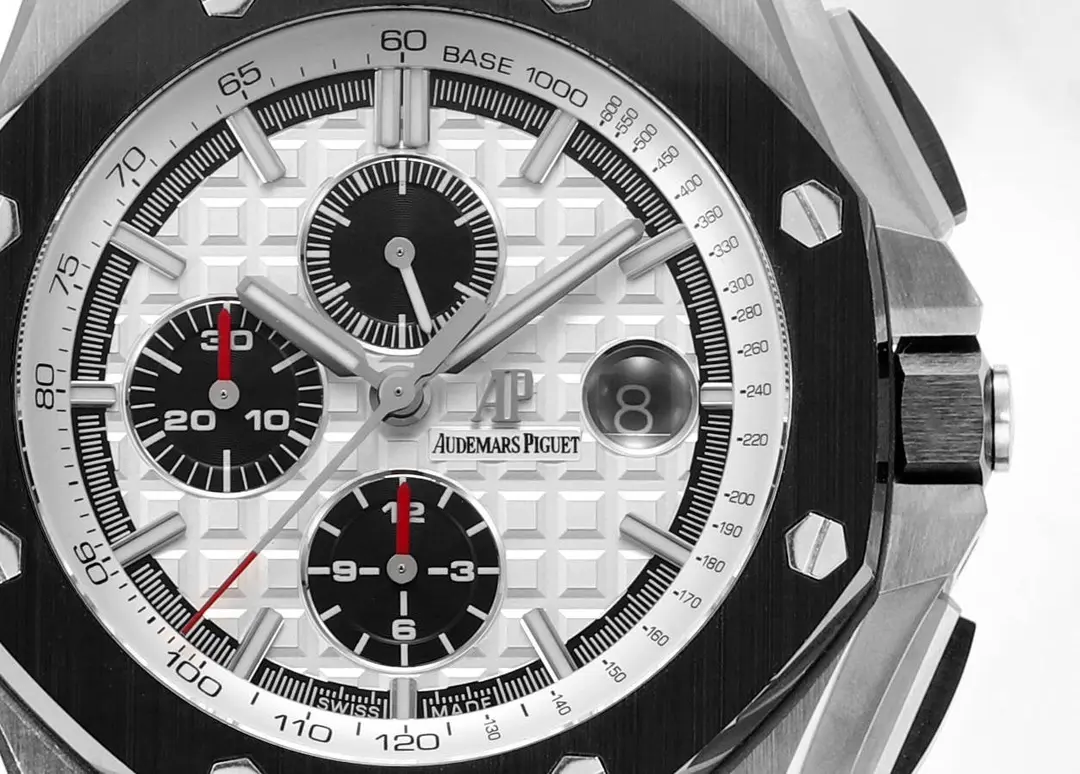 8F Factory Audemars Piguet Royal Oak Offshore Chronograph Silver Black Rubber – Premium Super Clone Watch - 图片 2