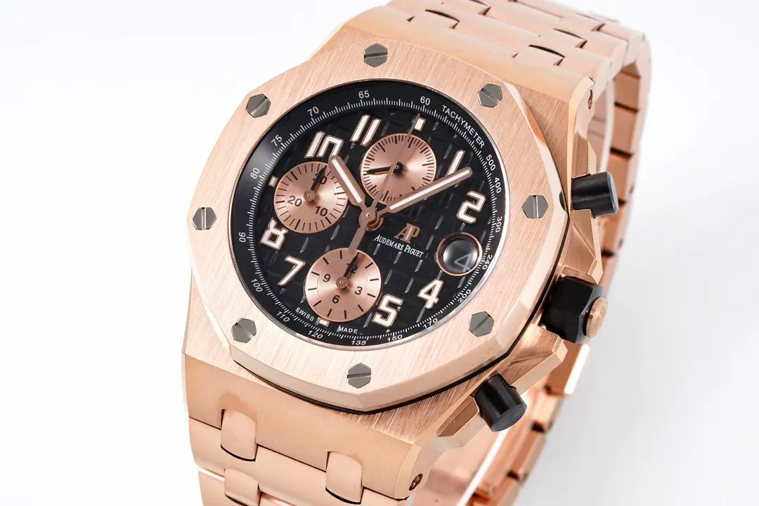 8F Factory Audemars Piguet Royal Oak Offshore Rose Gold Super Clone Luxury Watch - 图片 3