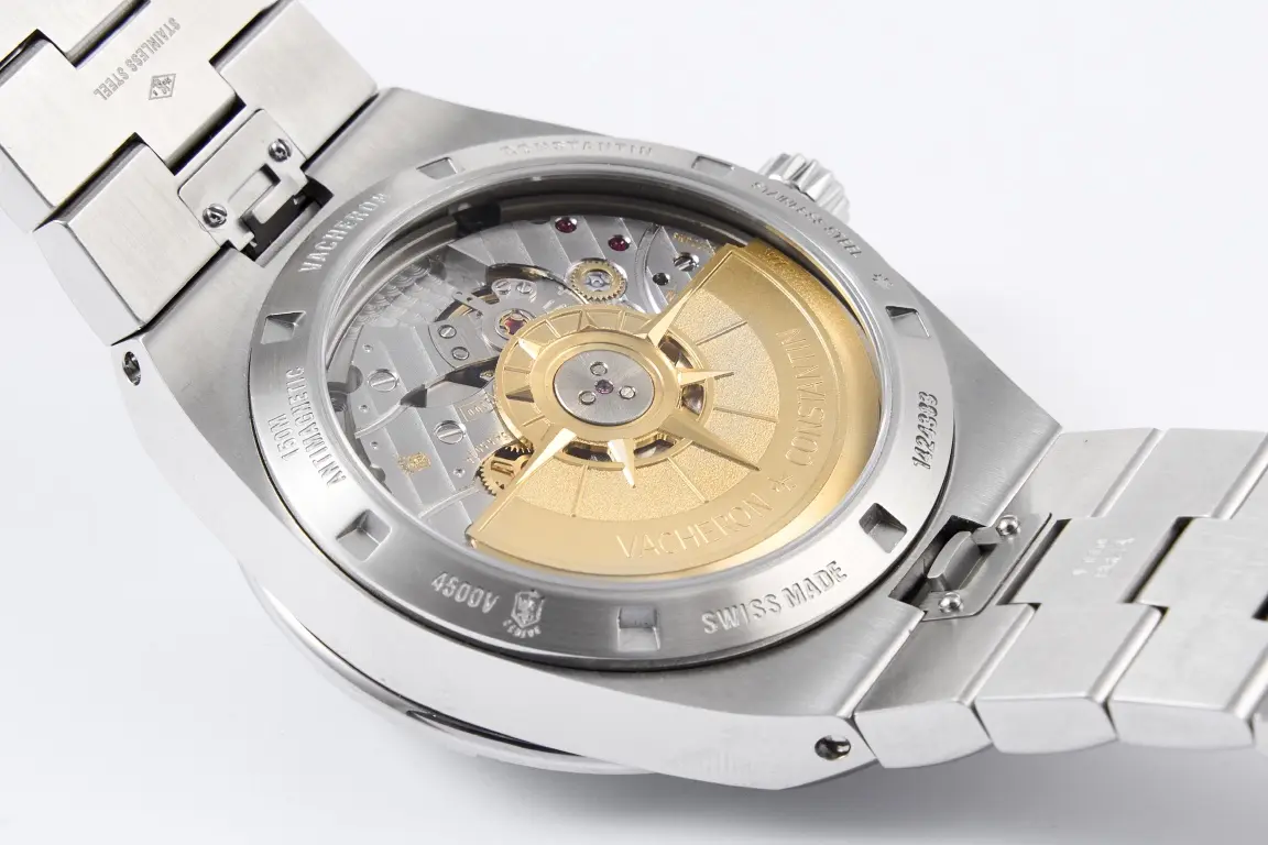 8F Factory Vacheron Constantin Overseas 4500V Series – 41mm Stainless Steel Watch with Green Dial and Steel Bracelet – Best Super Clone Watch - 图片 8