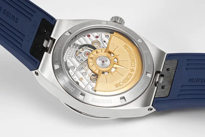 8F Factory Vacheron Constantin Overseas 4500V Series – Blue Dial, Rubber Strap, Luxury Steel Super Clone Watch - 图片 9