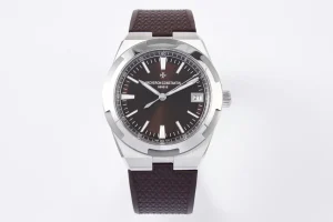 8F Factory Vacheron Constantin Overseas 4500V Series – Brown Dial, Rubber Strap, Luxury Steel Super Clone Watch – Best Replica Quality