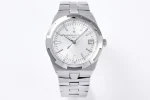 8F Factory Vacheron Constantin Overseas 4500V Series – Silver Stainless Steel Automatic Watch with Date Display – Best Super Clone Watch