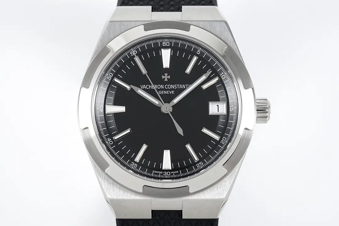 8F Factory Vacheron Constantin Overseas Automatic Watch – Black Dial, Stainless Steel Case, Rubber Strap with Interchangeable System, Top Super Clone Watches Design - 图片 4