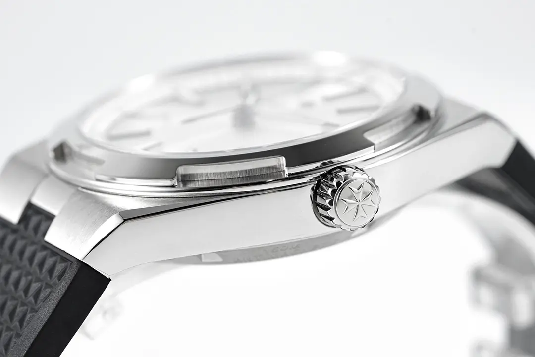 8F Factory Vacheron Constantin Overseas Automatic Watch – Silver Dial, Black Rubber Strap, 41mm Stainless Steel Case, Best Super Clone Quality - 图片 8
