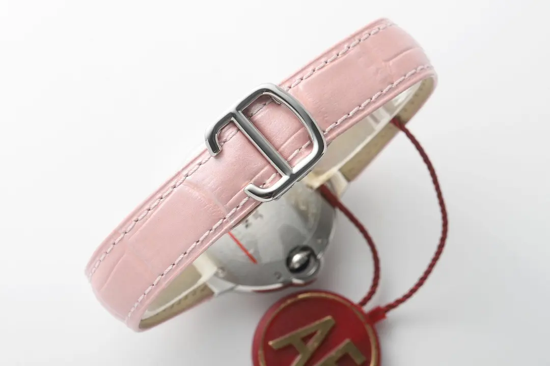 AF Factory Ballon Bleu 33 Pink Leather Watch - 图片 3