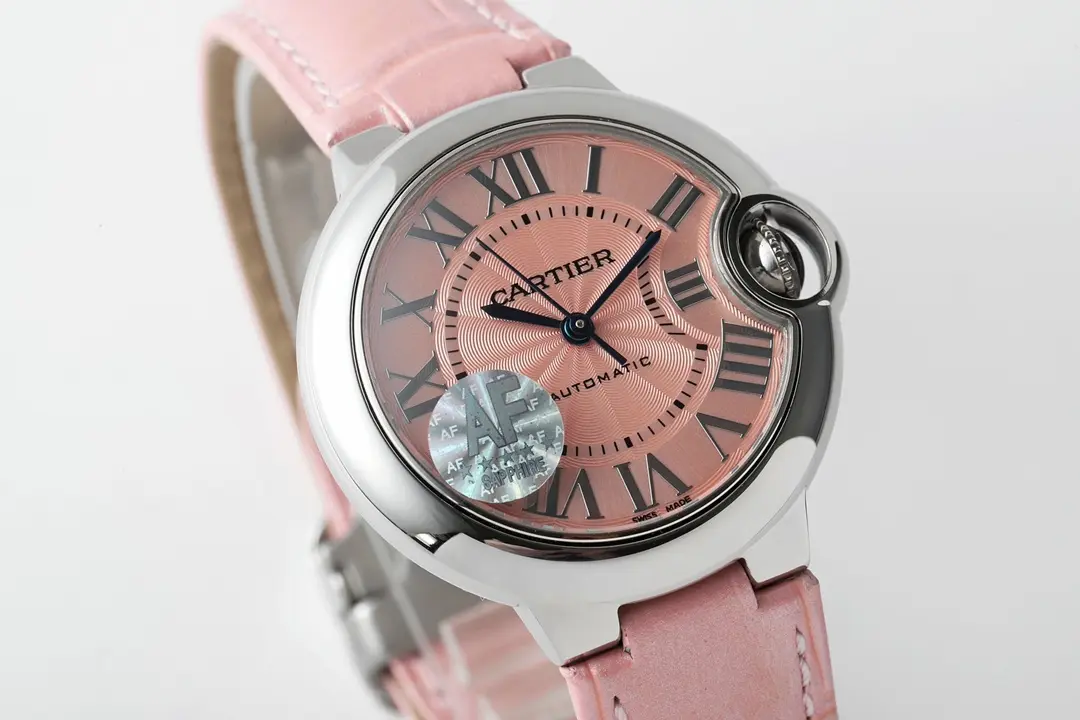 AF Factory Ballon Bleu 33 Pink Leather Watch - 图片 6