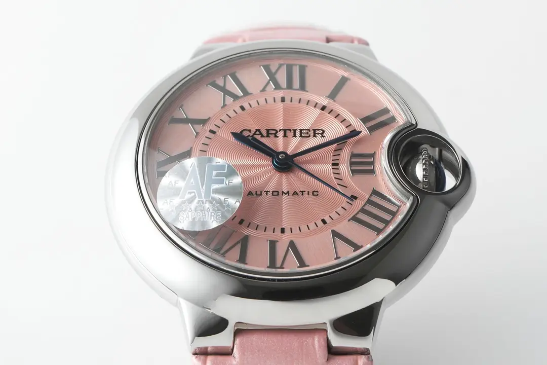 AF Factory Ballon Bleu 33 Pink Leather Watch - 图片 8