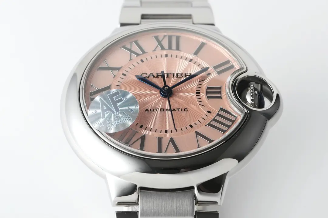 AF Factory Cartier Ballon Bleu 33 Pink Dial Steel - 图片 8
