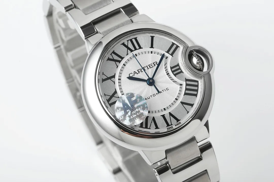 AF Factory Cartier Ballon Bleu 33mm Silver Watch - 图片 3
