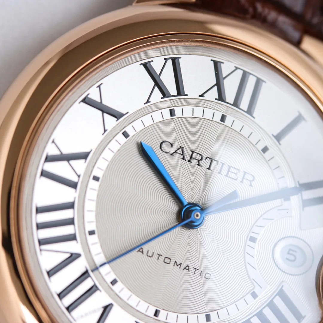 AF Factory Cartier Ballon Bleu 40 Automatic Brown Leather - 图片 3