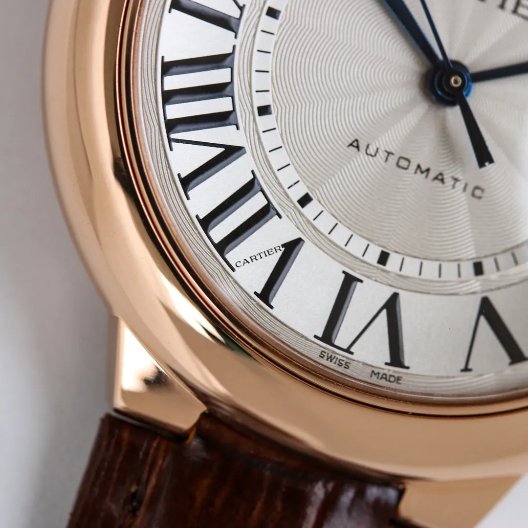 AF Factory Cartier Ballon Bleu 40 Automatic Brown Leather - 图片 4