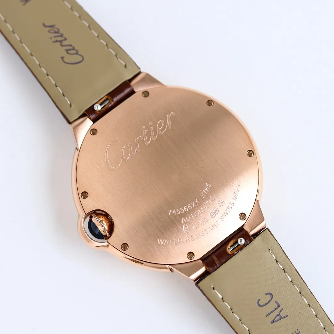 AF Factory Cartier Ballon Bleu 40 Automatic Brown Leather - 图片 7