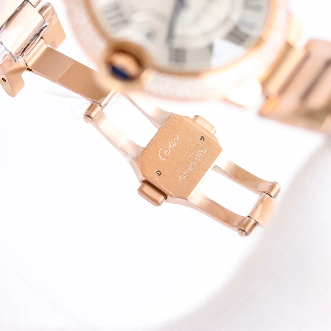 AF Factory CARTIER Ballon Bleu 40 Rose Gold Watch - 图片 6