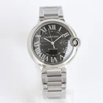 AF Factory CARTIER Ballon Bleu 40mm Steel Watch Black
