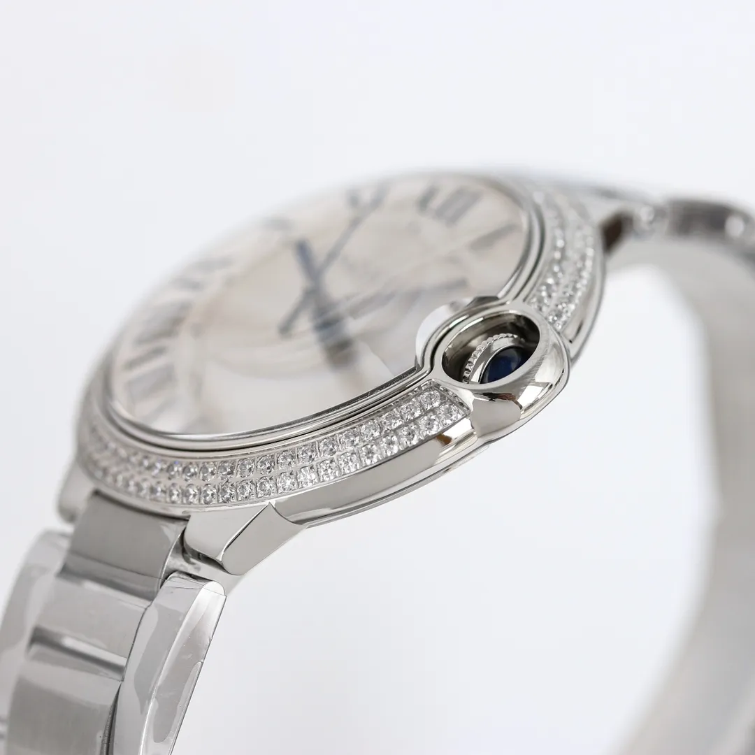 AF Factory CARTIER Ballon Bleu 40mm Steel Watch Silver - 图片 4