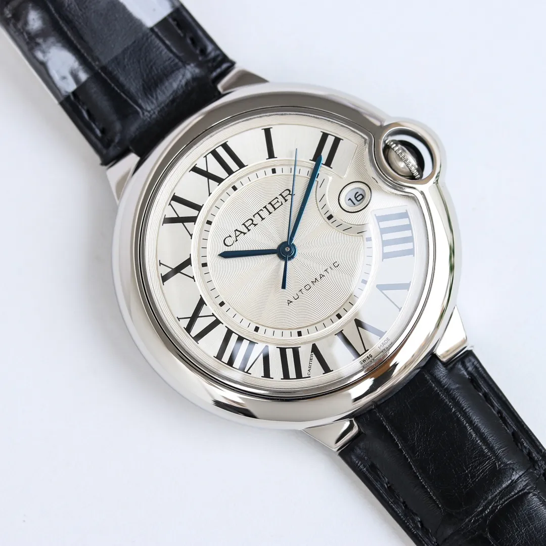 AF Factory Cartier Ballon Bleu Automatic Blue Leather - 图片 2