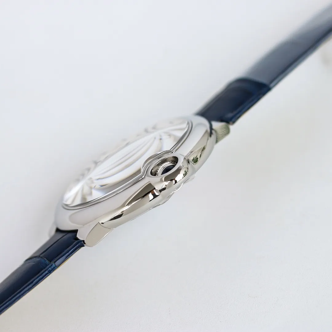 AF Factory Cartier Ballon Bleu Automatic Blue Leather - 图片 4