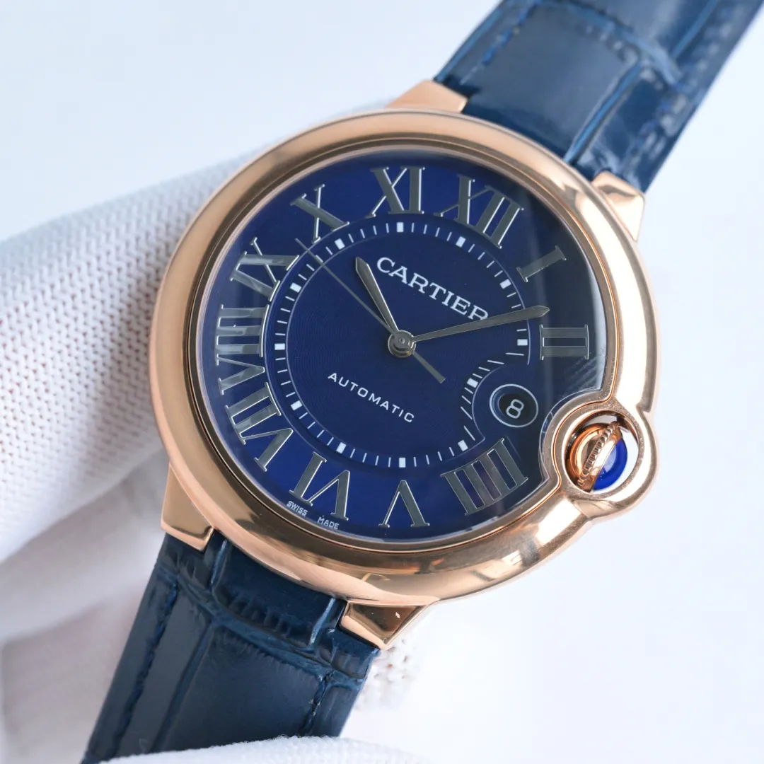 AF Factory Cartier Ballon Bleu Automatic Blue Rosegold - 图片 3