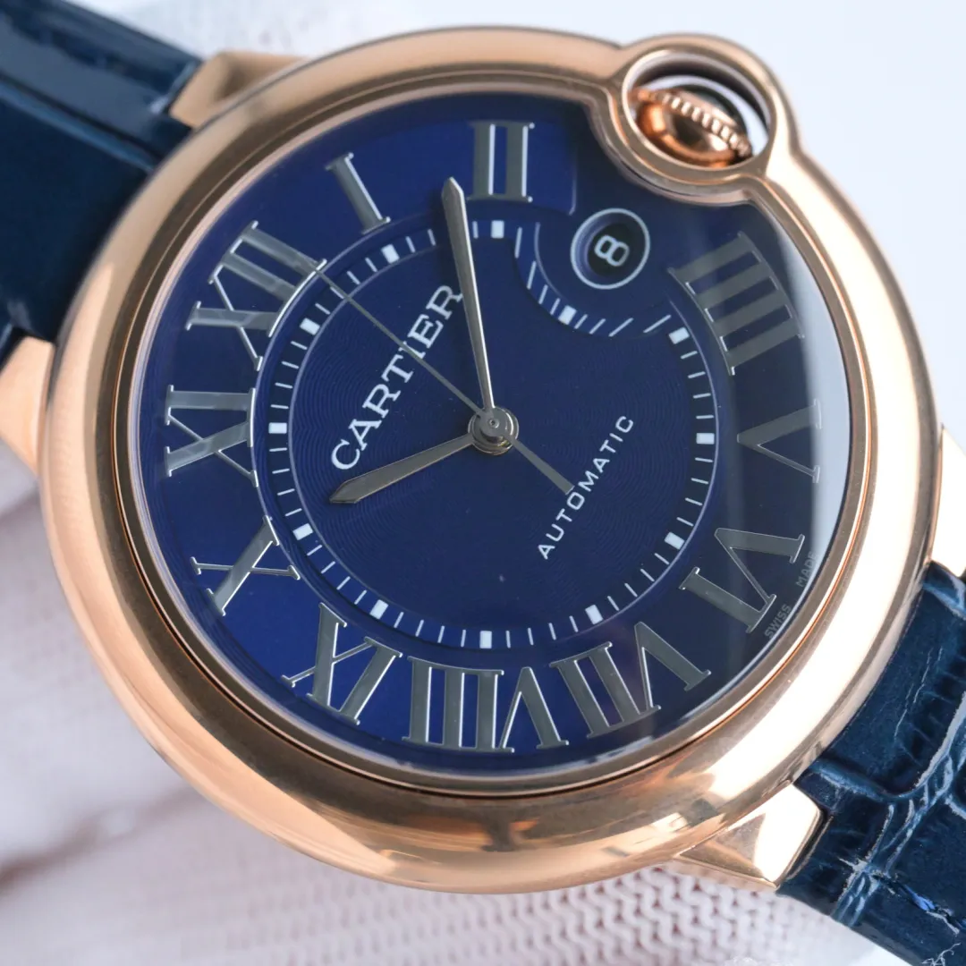 AF Factory Cartier Ballon Bleu Automatic Blue Rosegold - 图片 4