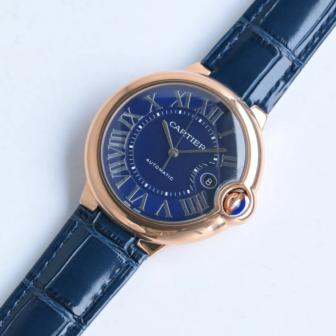 AF Factory Cartier Ballon Bleu Automatic Blue Rosegold - 图片 6