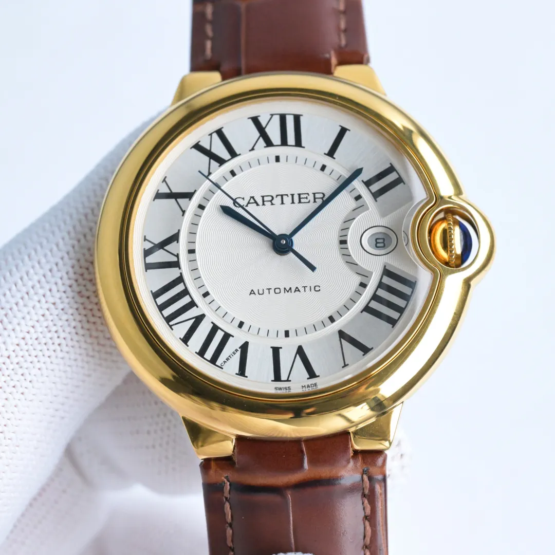 AF Factory Cartier Ballon Bleu Automatic Brown Leather - 图片 4