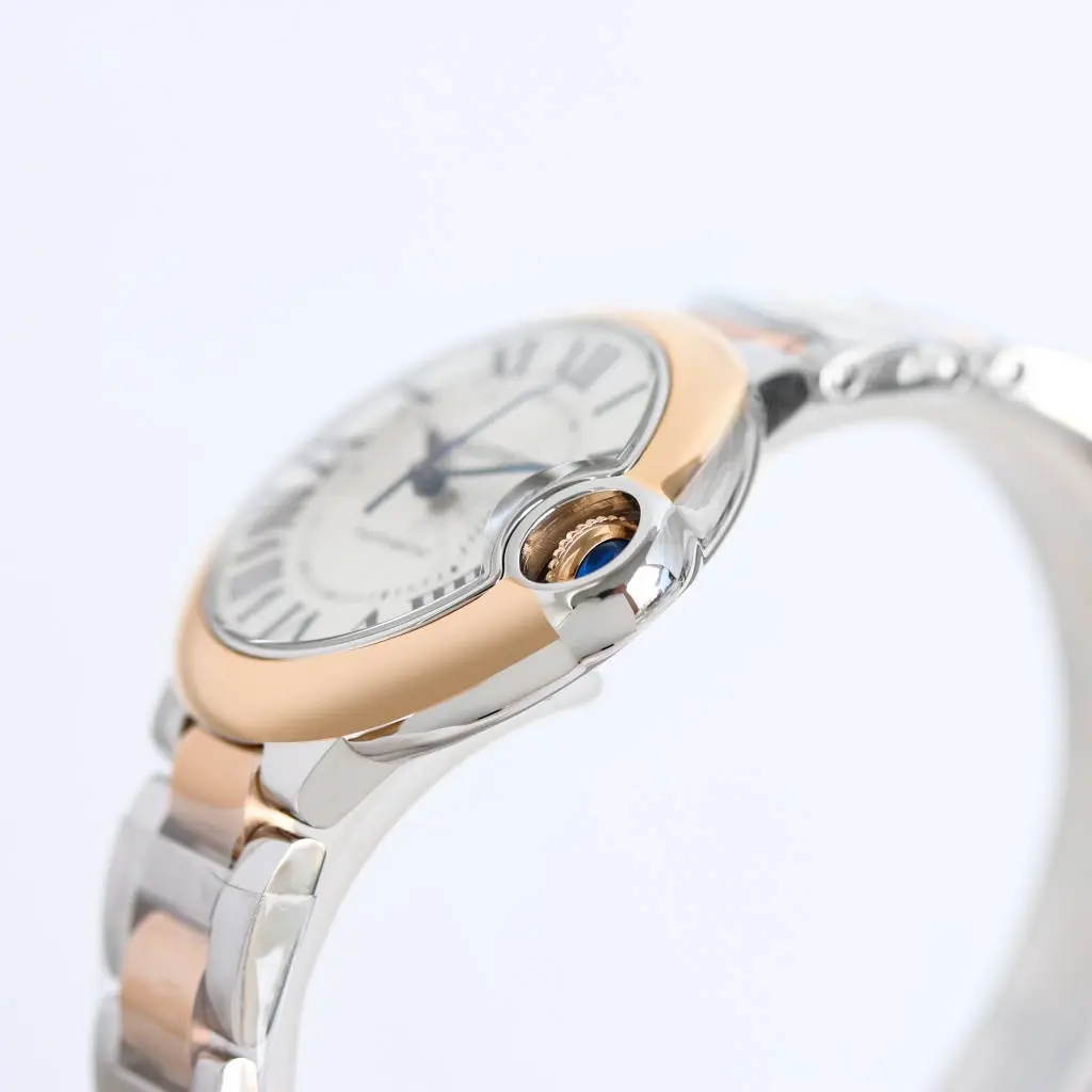 AF Factory Cartier Ballon Bleu Automatic Rose Gold White Dial - 图片 5