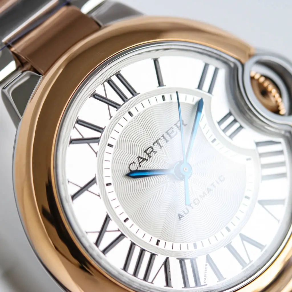 AF Factory Cartier Ballon Bleu Automatic Rose Gold White Dial - 图片 6
