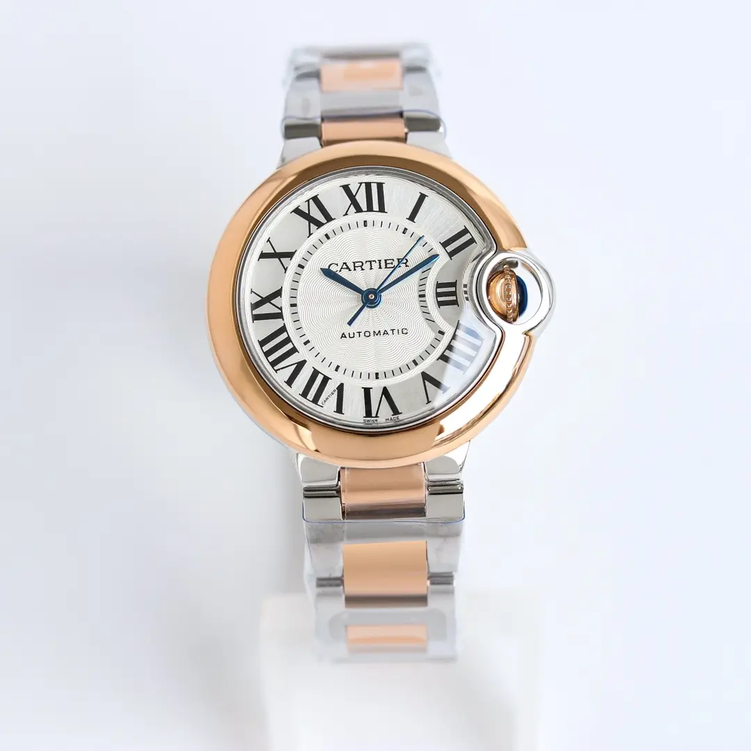 AF Factory Cartier Ballon Bleu Automatic Rose Gold White Dial - 图片 8