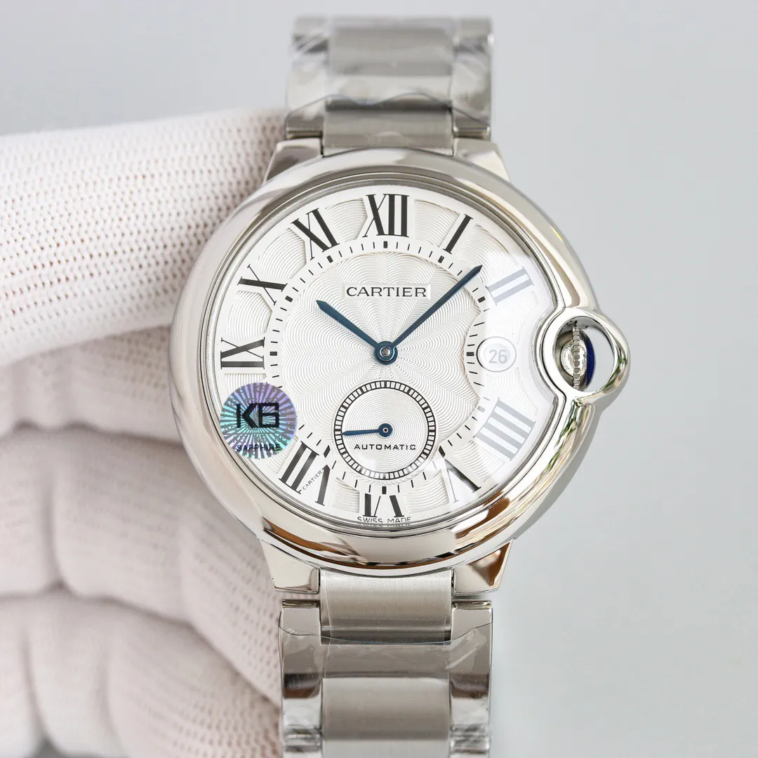AF Factory Cartier Ballon Bleu Mens Watch Silver - 图片 2