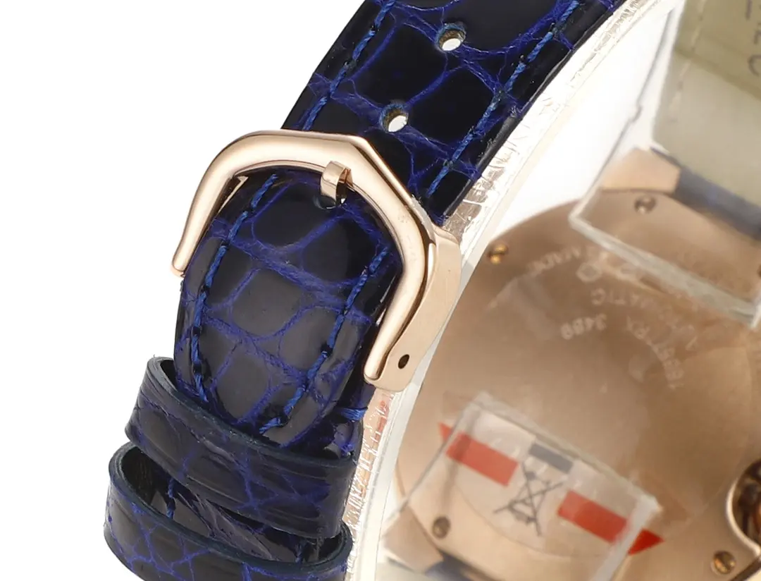 AF Factory Cartier Ballon Bleu WJBB0080 Rose Gold Blue Leather - 图片 4