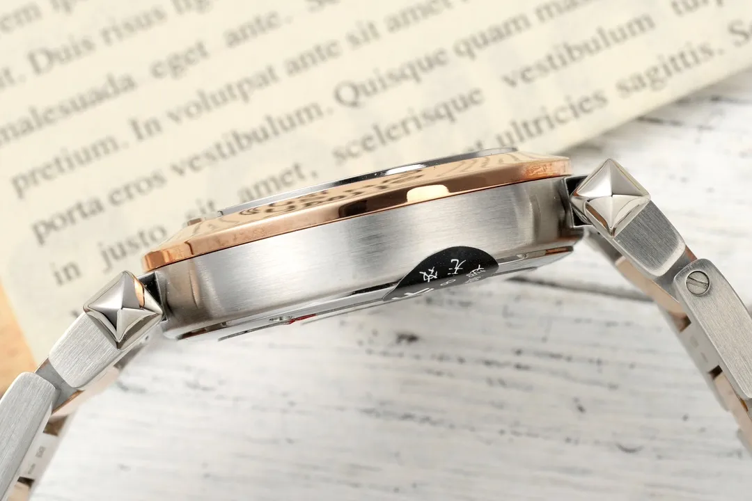 AF Factory Cartier Pasha de Cartier Two-Tone Stainless Steel and Rose Gold Automatic Watch with White Dial and Sapphire Crystal - 图片 6
