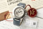 AF Factory Cartier Pasha de Cartier Women’s Watch with Blue Leather Strap and Silver Case