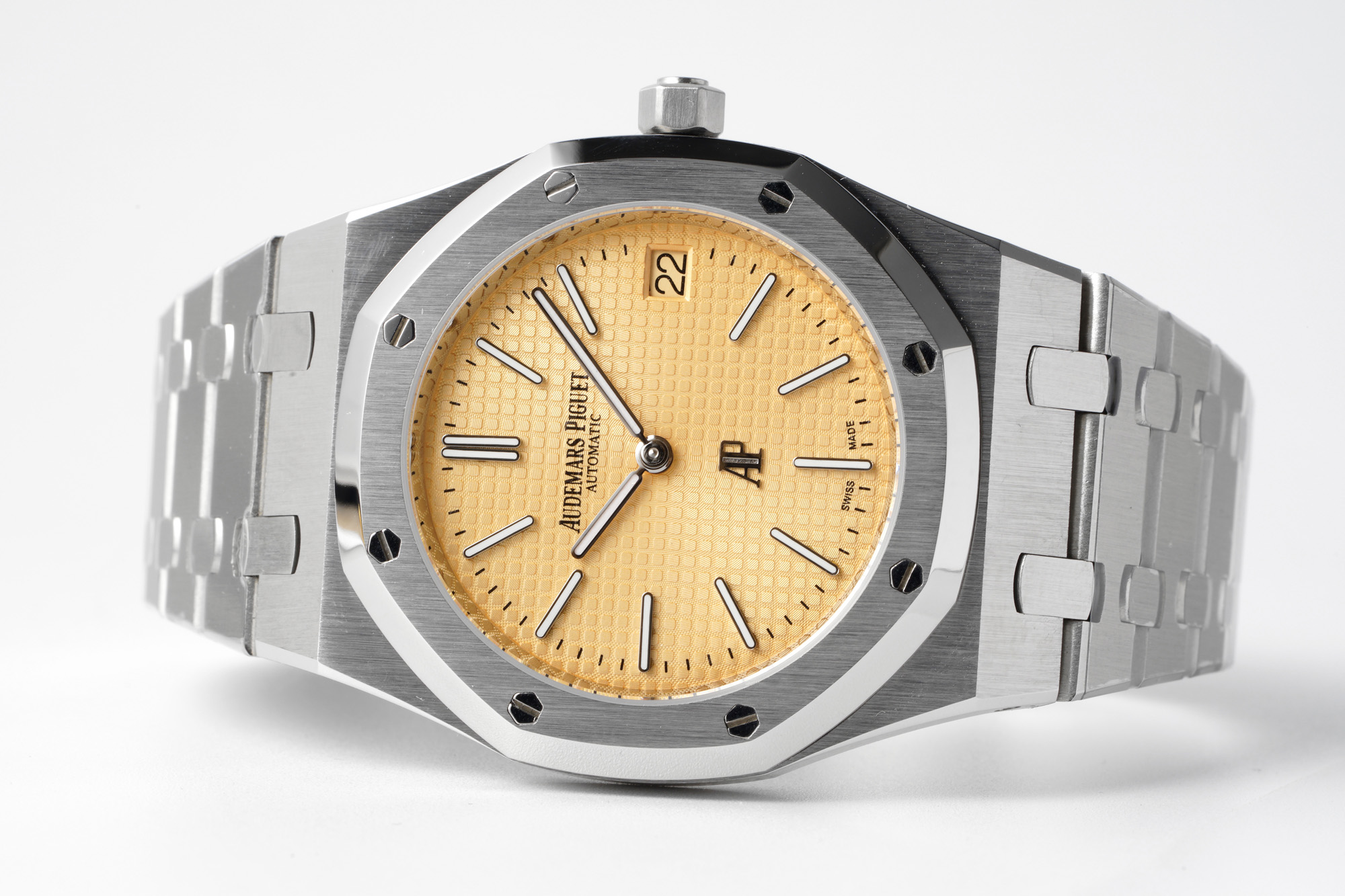 AP Royal Oak Ref15202 yellow Dial 39 mm Clone - 图片 4