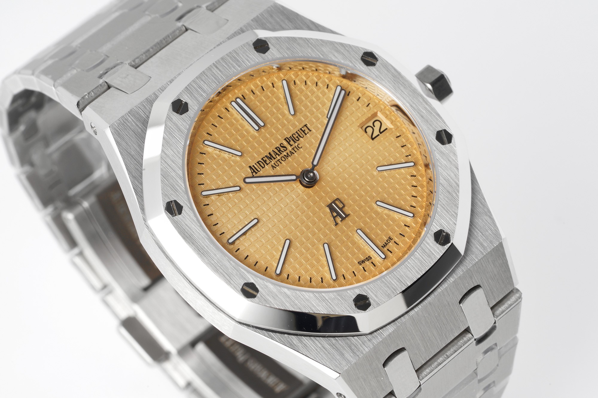 AP Royal Oak Ref15202 yellow Dial 39 mm Clone - 图片 7